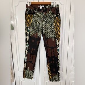 Trina Turk Multi-Color Straight Leg Jeans